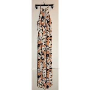 Peach Love California Floral Maxi Romper